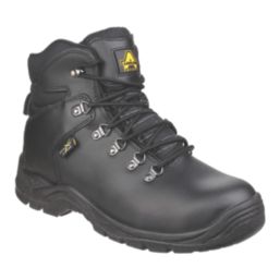 Amblers AS335 Poron XRD Internal Metatarsal Size 6  Black Water-Resistant Steel Toe Cap Safety Boots