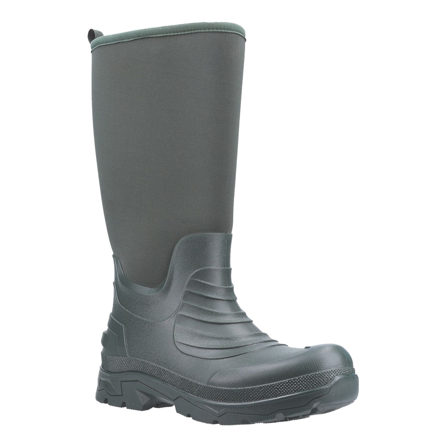 Cotswold Kenwood Size 7 Green Non Safety Wellies (494XU)
