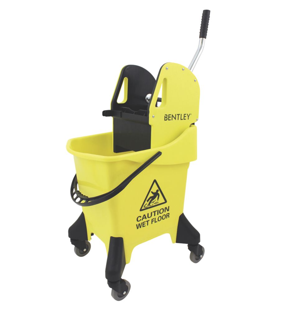 Bentley Mop Bucket Yellow 31Ltr Screwfix