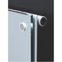 Ximax Oceanus 1800mm x 445mm 2102BTU Silver Vertical Designer Radiator