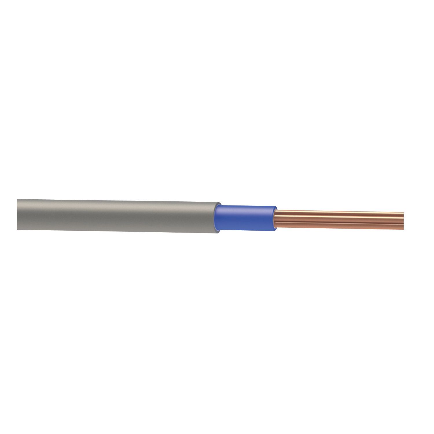Prysmian 6181Y Grey 1-Core 16mm² Meter Tails Cable 5m Coil (4951V)