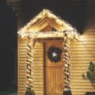 2000 LED Indoor & Outdoor Warm White Cluster Christmas Lights