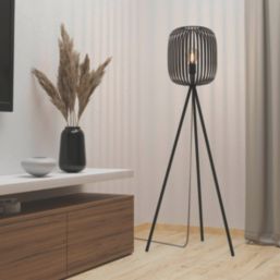 Eglo Romazzina Floor Lamp Black
