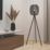 Eglo Romazzina Floor Lamp Black