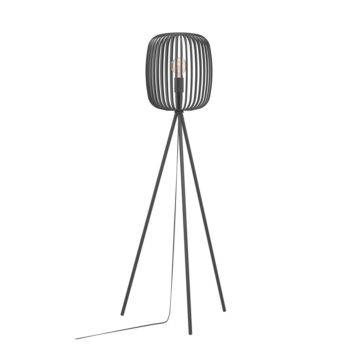 Eglo Romazzina Floor Lamp Black (495CX)