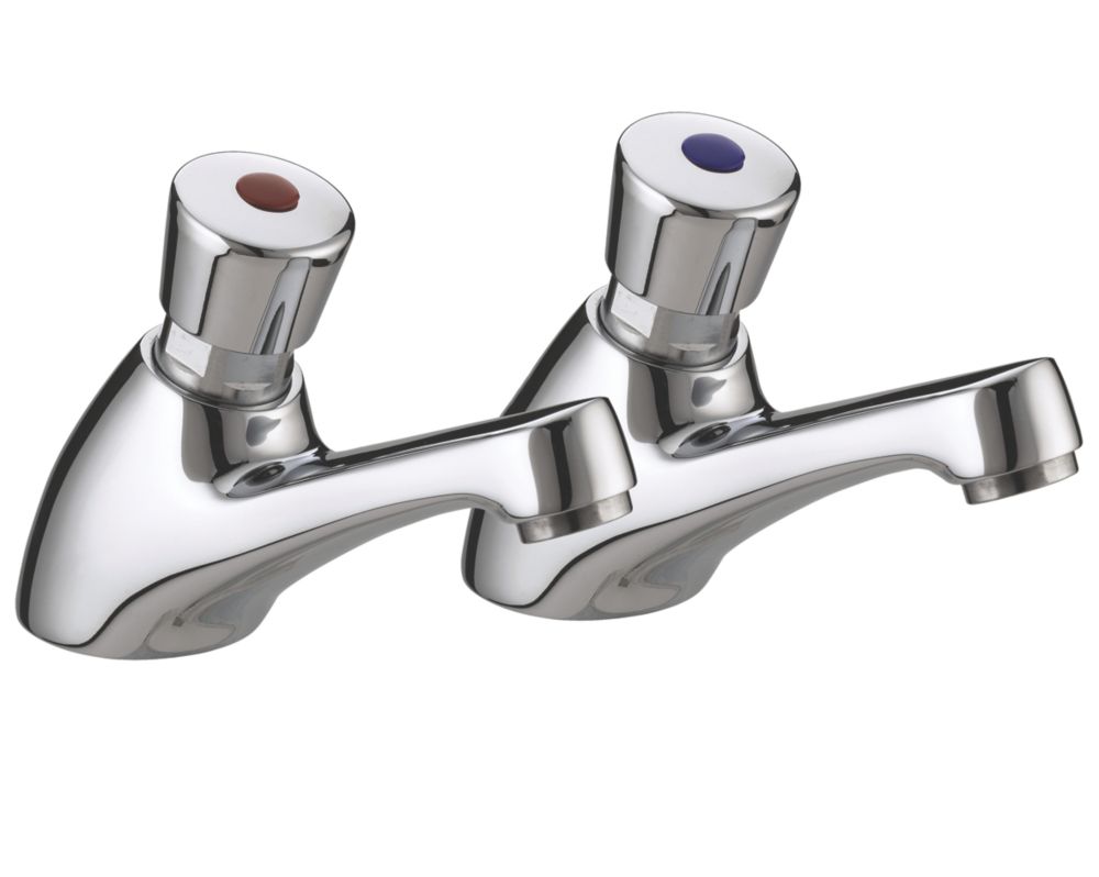 Bristan VA NC 1/2 C SelfClosing Non Concussive TimedFlow Basin Pillar