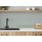 Wilsonart  Brushed Steel/Brushed Titanium Mid-Rise Splashback 3050mm x 600mm x 4mm