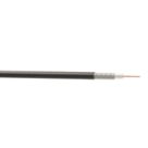 Time RG6 Black 1-Core Round Coaxial Cable 100m Drum