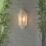LAP  Outdoor Half Lantern Wall Light Matt White