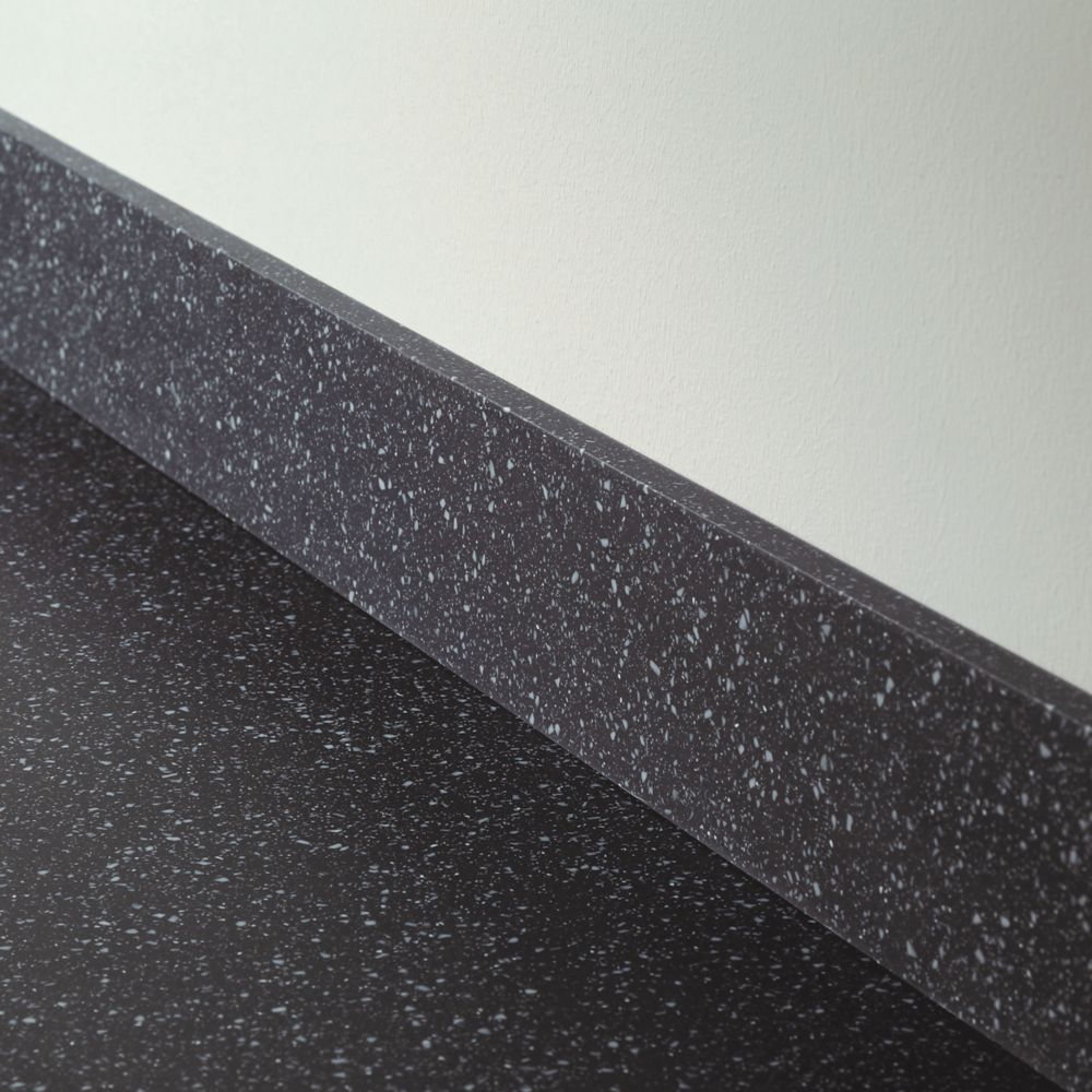 Metis Black Upstand 3050mm x 100mm x 15mm