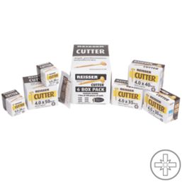 Reisser Cutter PZ Countersunk High Performance Woodscrew Trial Pack 1202 Pieces