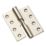 Smith & Locke Satin Nickel  Rising Butt Hinges RH 100mm x 103mm 2 Pack