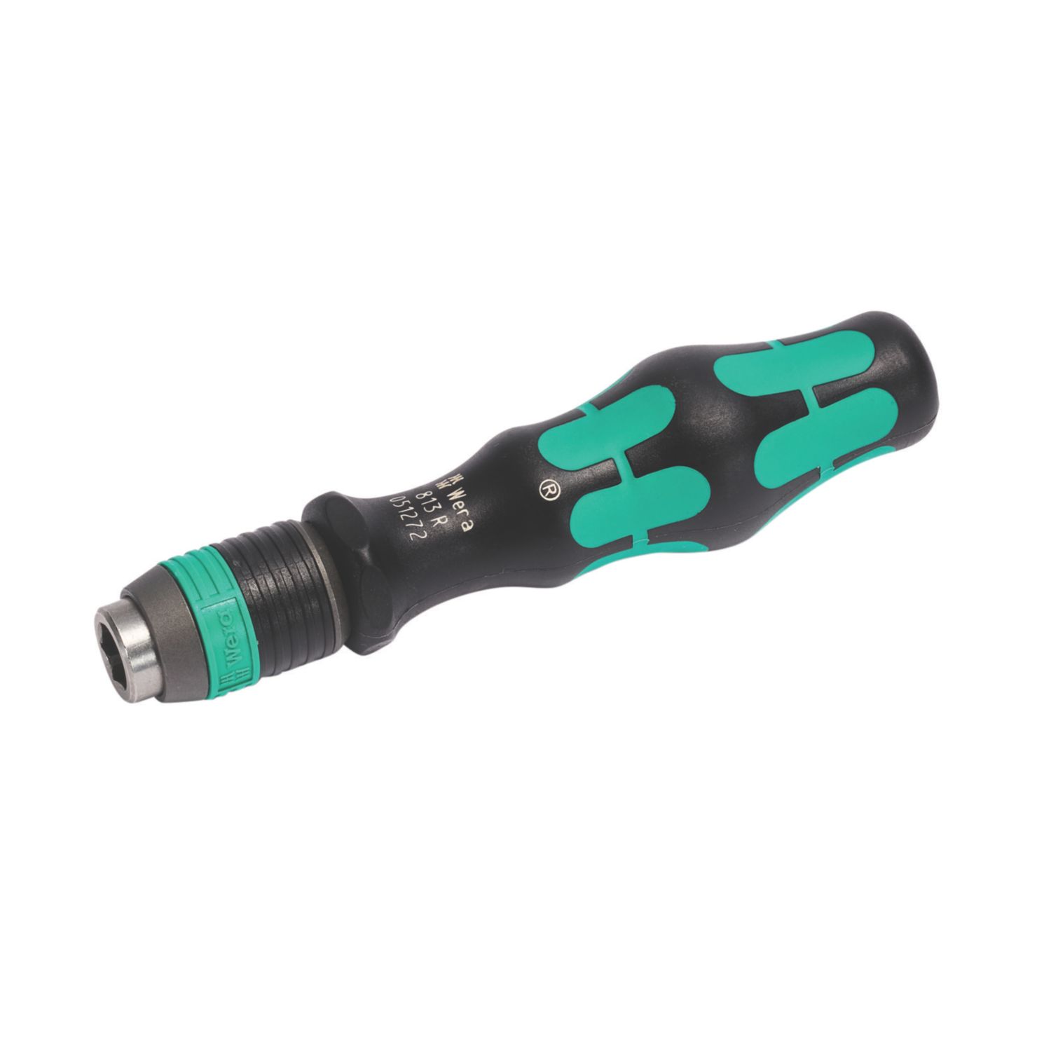 Wera Kraftform Plus 813 R 1/4" Hex Bit-Holding Driver Handle (495XX)