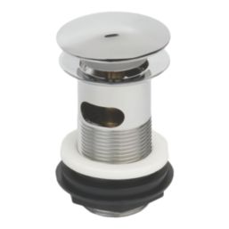 Flomasta Slotted Pop Up Basin Waste Chrome 66mm