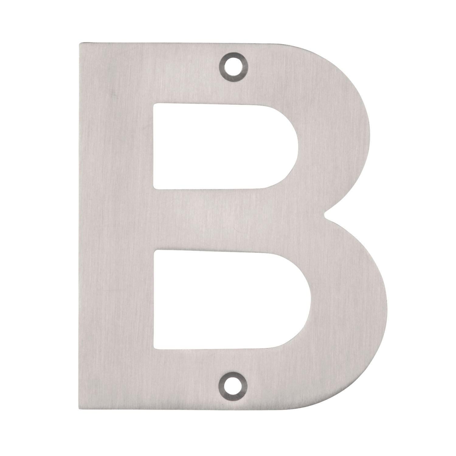 Eclipse Door Letter B Satin Stainless Steel 102mm (49617)