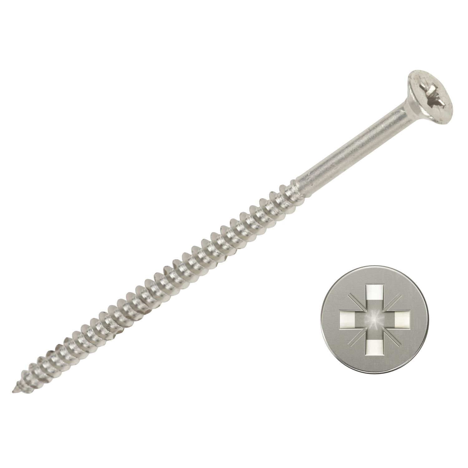 Ultra Screw PZ Double-Countersunk Thread Forming Multipurpose Screws 5mm x 90mm 100 Pack (49634)