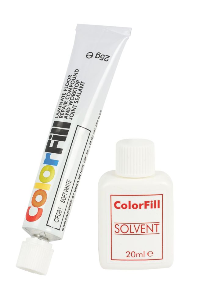 Colorfill Worktop Compound Soft White - Screwfix