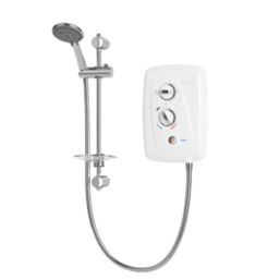 Triton T80 Easi-Fit + White / Chrome 10.5kW  Electric Shower