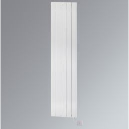 Ximax Oceanus Electro 1800mm x 370mm 2046BTU White Vertical Designer Radiator