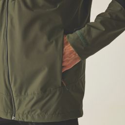 Regatta Calderdale VI Waterproof & Breathable Jacket Olive Night / Black 3X Large Size 58.6" Chest