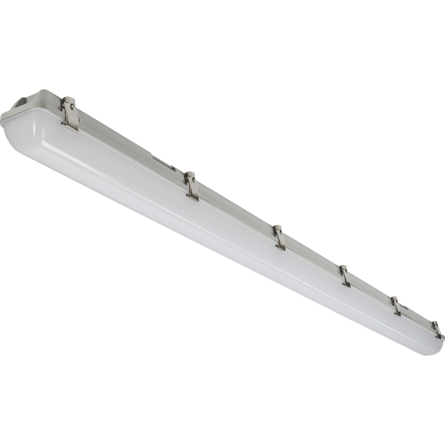 Knightsbridge TORC Single 5ft Maintained or Non-Maintained Switchable Emergency LED Self-Test Batten With Microwave Sensor 26/48W 4050 - 7250lm 230...