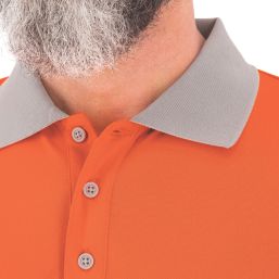 Site Farne Hi-Vis Polo Shirt Orange Large 45" Chest