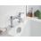 Bristan Mila Chrome 140mm Deck Mounted Lever 2 Tap Holes Bath Mixer Tap