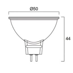Sylvania ToLEDo GU5.3 MR16 LED Light Bulb Frosted 380lm 4.3W 5 Pack