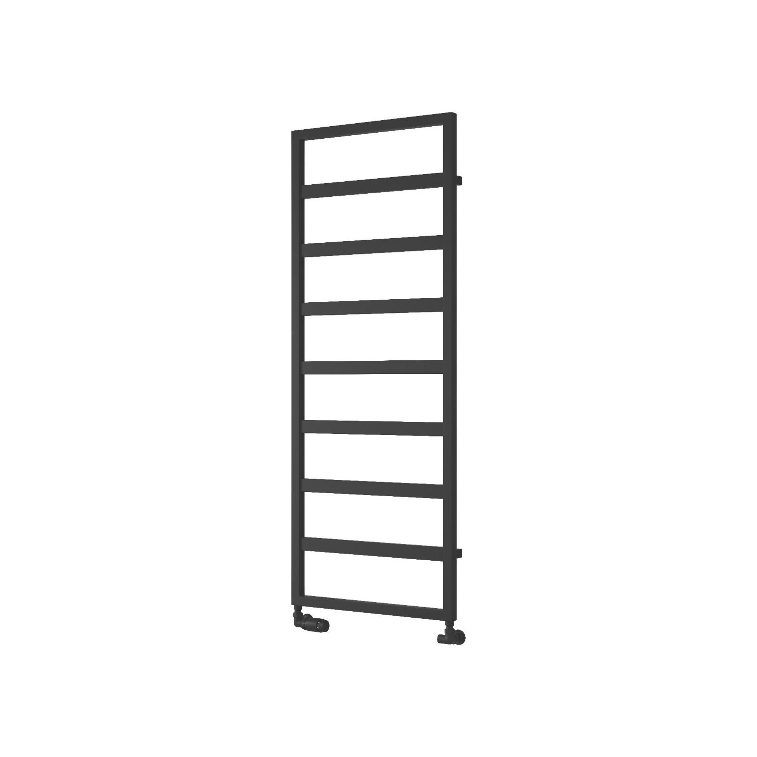 Reina 1460mm x 450mm 1510BTU Black Flat Designer Towel Radiator (496LH)