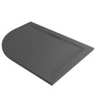 Mira Flight Level Offset Quadrant Shower Tray Right-Handed Slate Grey 1200mm x 900mm x 25mm