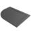 Mira Flight Level Offset Quadrant Shower Tray Right-Handed Slate Grey 1200mm x 900mm x 25mm