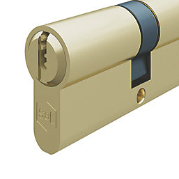 Smith & Locke 6-Pin Cylinder Lock 45-55 (100mm) Brass