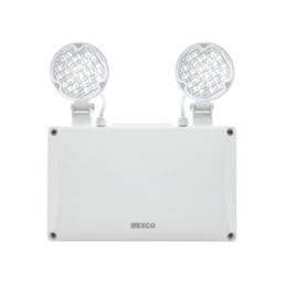 Lexco  Non-Maintained Emergency LED Twin Spotlight White 3W 450lm