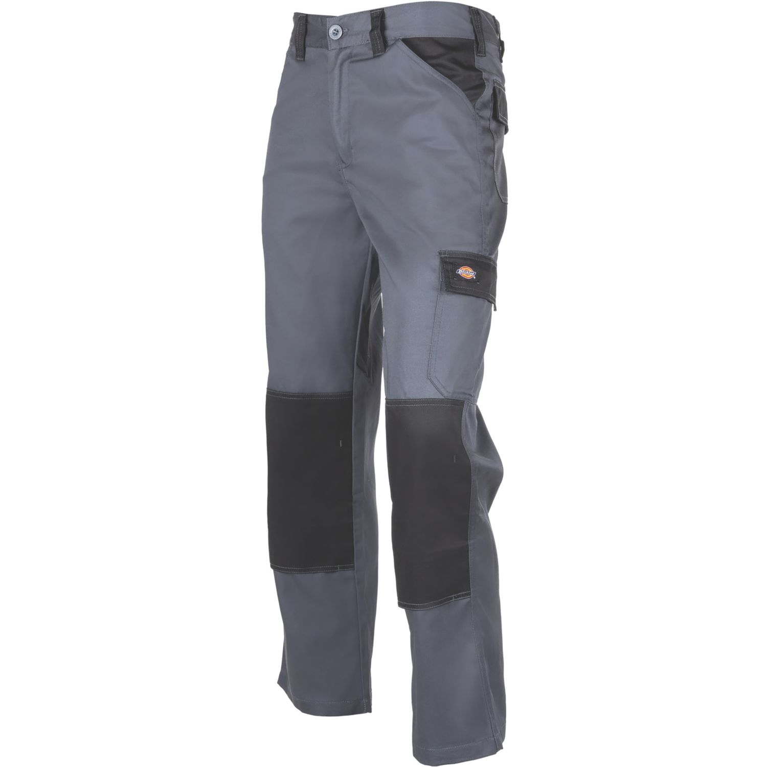Dickies Everyday Work Trousers Grey/Black 30" W 34" L (496RP)