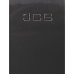 JCB Trade 1/4 Zip Tech Fleece Black Small 38-40" Chest