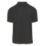 Regatta Navigate Short Sleeve Polo Shirt Black/Seal Grey Large 41.5" Chest