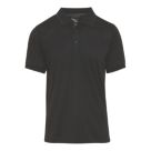 Regatta Navigate Short Sleeve Polo Shirt Black/Seal Grey Large 41.5" Chest