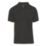 Regatta Navigate Short Sleeve Polo Shirt Black/Seal Grey Large 41.5" Chest