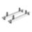 Van Guard VG336-2 MAN TGE 2017 on ULTI Van Roof Bars 1570mm