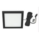 VEW Slim Square LED Cabinet Light Black 3W 150lm