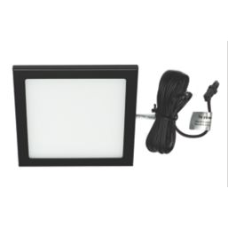 VEW Slim Square LED Cabinet Light Black 3W 150lm