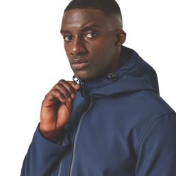 Regatta Navigate  2-Layer Hooded Jacket Navy/Seal Grey Large 41.5" Chest