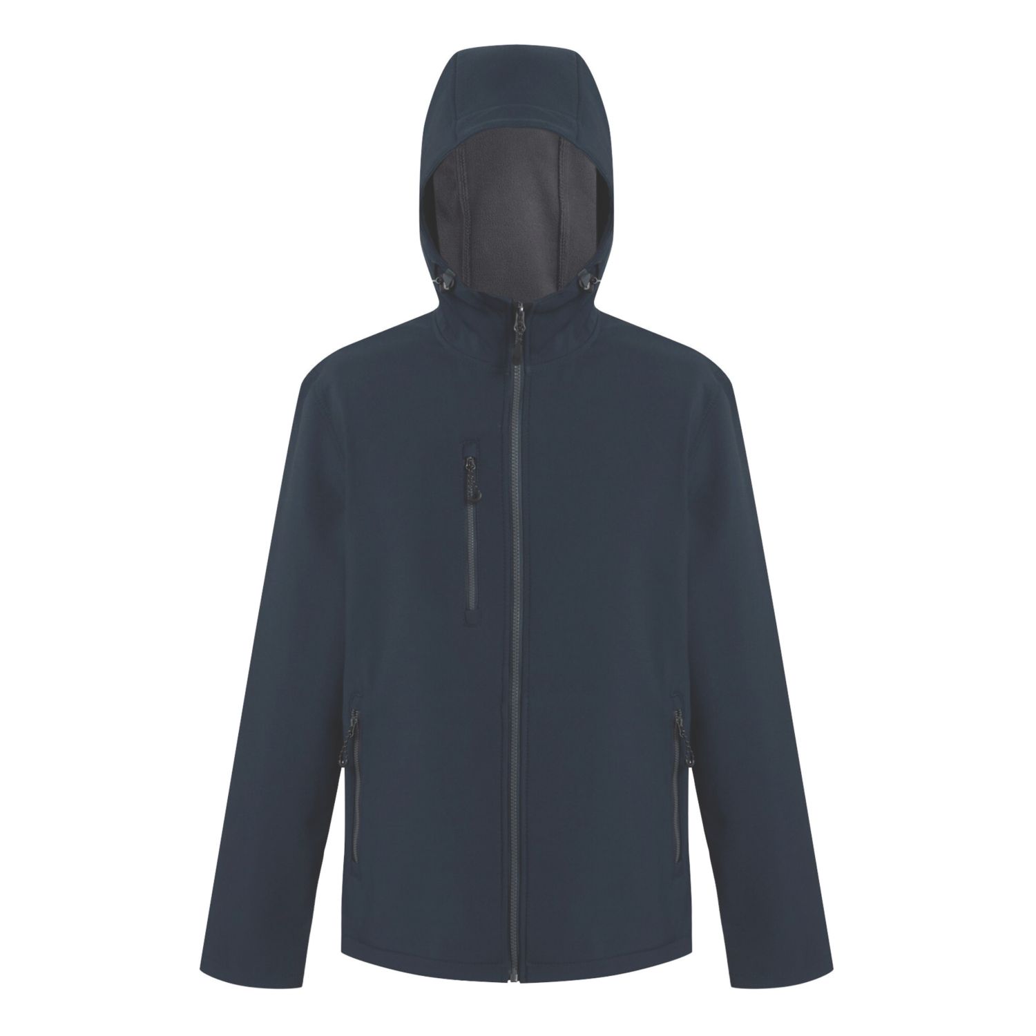 Regatta Navigate 2-Layer Hooded Jacket Navy/Seal Grey Large 41.5" Chest (496VF)
