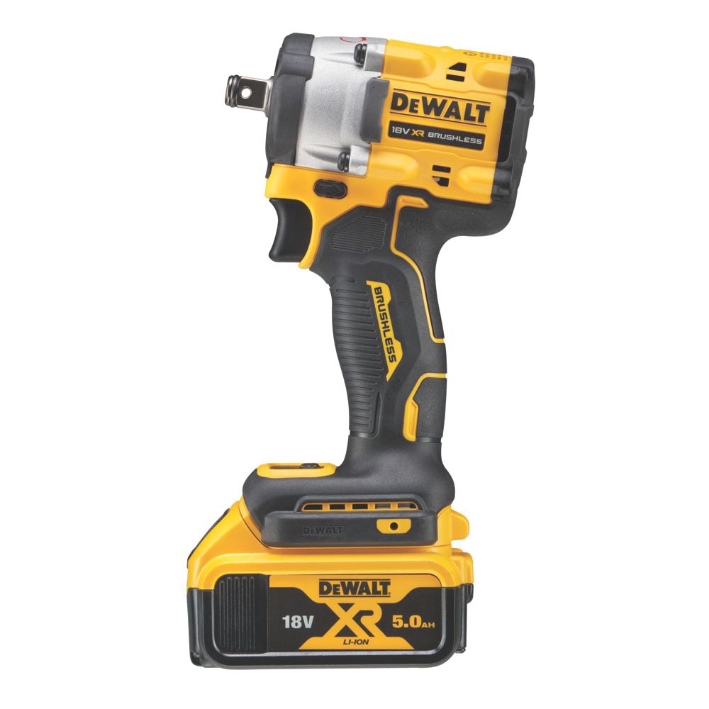 DeWalt DCF921P2T-GB 18V 2 x 5.0Ah Li-Ion XR Brushless Cordless Compact  Impact Wrench - Screwfix