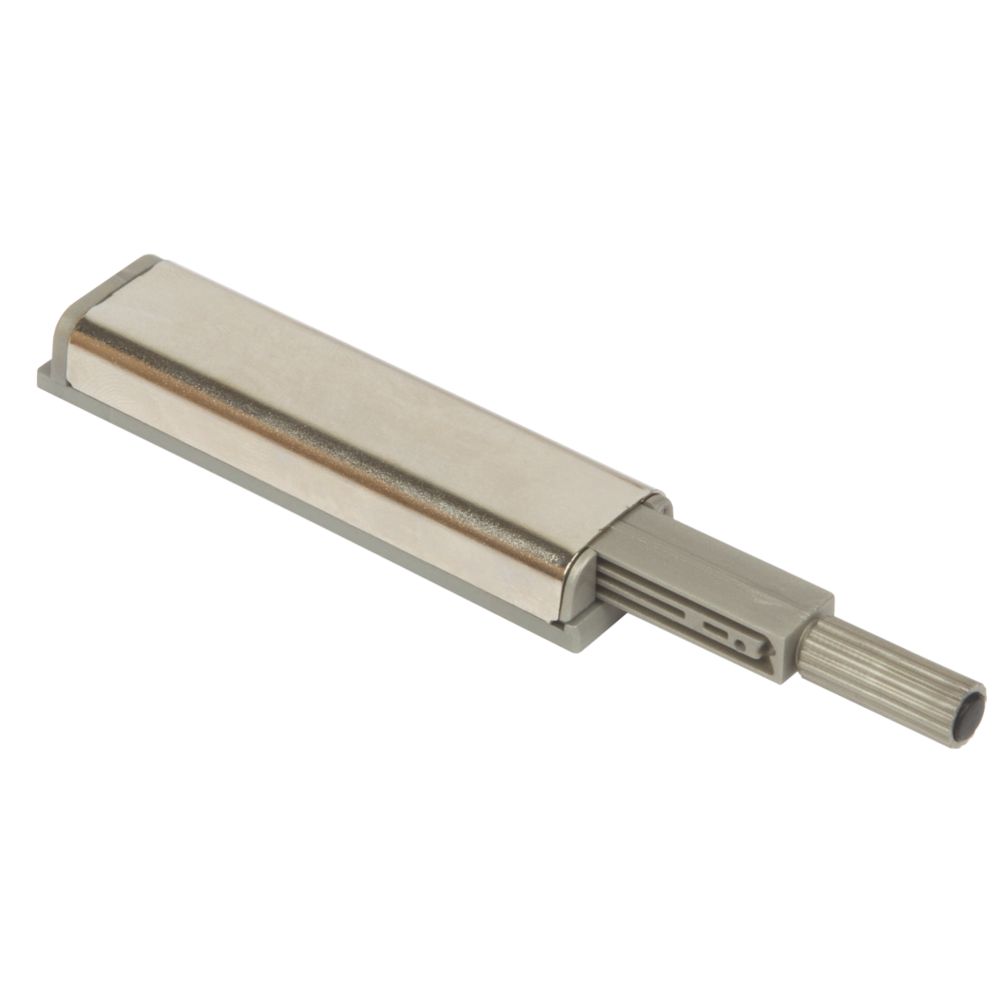 Magnetic Tip Push Latch with Cross Mounting Plate and Self