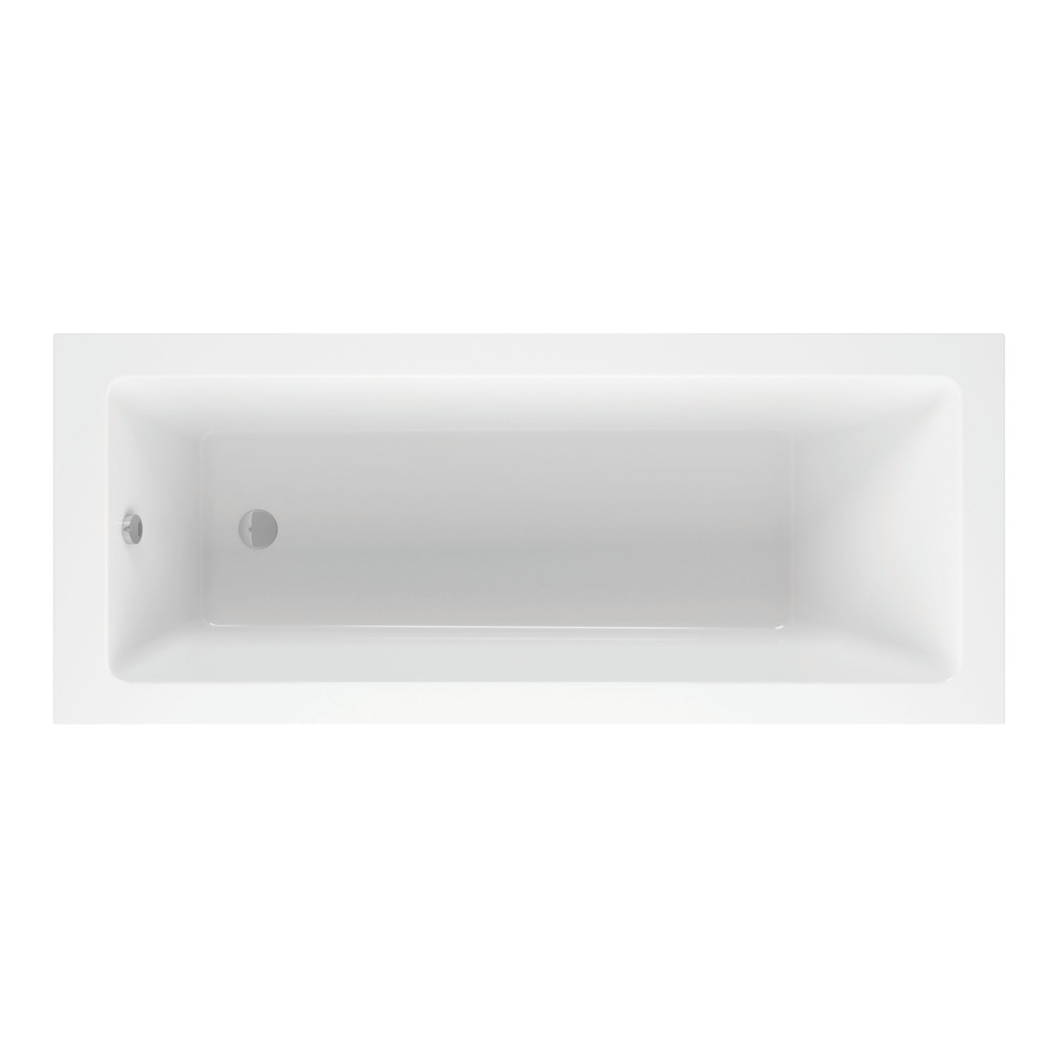 Colorado Single-Ended Bath Acrylic No Tap Holes 1700mm x 700mm (497AA)