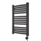 Ximax 765mm x 480mm 1024BTU Black Curved Electric Towel Radiator