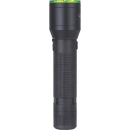 Luceco  Rechargeable LED Torch Black/Green 400lm