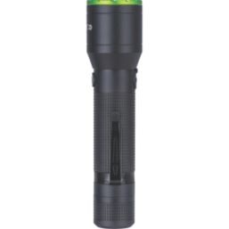 Luceco  Rechargeable LED Torch Black/Green 400lm