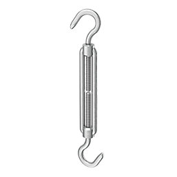 Steel Double-Ended Hook Turnbuckle 8.5mm 2 Pack